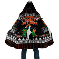 I Regret Nothing Cat Christmas Christmas Cloak Xmas Holiday Patterns - Wonder Print Shop