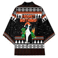 I Regret Nothing Cat Christmas Christmas Kimono Xmas Holiday Patterns - Wonder Print Shop