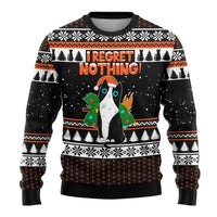 I Regret Nothing Cat Christmas Ugly Christmas Sweater Xmas Holiday Patterns - Wonder Print Shop