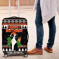 I Regret Nothing Cat Christmas Christmas Luggage Cover Xmas Holiday Patterns - Wonder Print Shop