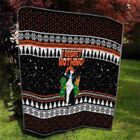 I Regret Nothing Cat Christmas Christmas Quilt Xmas Holiday Patterns - Wonder Print Shop