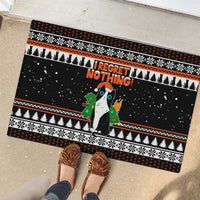 I Regret Nothing Cat Christmas Christmas Rubber Doormat Xmas Holiday Patterns - Wonder Print Shop
