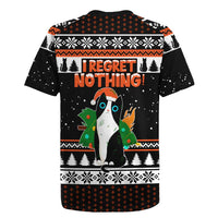 I Regret Nothing Cat Christmas Christmas Rugby Jersey Xmas Holiday Patterns - Wonder Print Shop