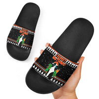 I Regret Nothing Cat Christmas Christmas Slide Sandals Xmas Holiday Patterns - Wonder Print Shop