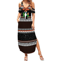 I Regret Nothing Cat Christmas Christmas Summer Maxi Dress Xmas Holiday Patterns - Wonder Print Shop