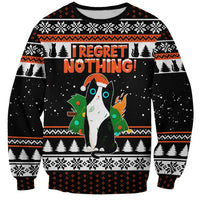 I Regret Nothing Cat Christmas Christmas Sweatshirt Xmas Holiday Patterns - Wonder Print Shop