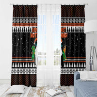 I Regret Nothing Cat Christmas Christmas Window Curtain Xmas Holiday Patterns - Wonder Print Shop