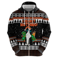 I Regret Nothing Cat Christmas Christmas Zip Hoodie Xmas Holiday Patterns - Wonder Print Shop