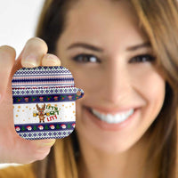 Reindeer Beer Christmas AirPods Case Xmas Holiday Patterns - Wonder Print Shop