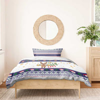 Reindeer Beer Christmas Bedding Set Xmas Holiday Patterns - Wonder Print Shop