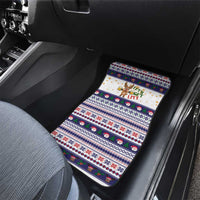 Reindeer Beer Christmas Car Mats Xmas Holiday Patterns - Wonder Print Shop