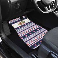 Reindeer Beer Christmas Car Mats Xmas Holiday Patterns - Wonder Print Shop
