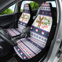 Reindeer Beer Christmas Car Seat Cover Xmas Holiday Patterns - Wonder Print Shop