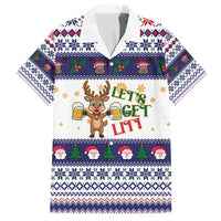 Reindeer Beer Christmas Hawaiian Shirt Xmas Holiday Patterns - Wonder Print Shop