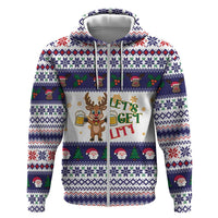 Reindeer Beer Christmas Hoodie Xmas Holiday Patterns - Wonder Print Shop