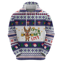 Reindeer Beer Christmas Hoodie Xmas Holiday Patterns - Wonder Print Shop