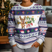 Reindeer Beer Christmas Kid Ugly Christmas Sweater Xmas Holiday Patterns - Wonder Print Shop