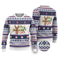 Reindeer Beer Christmas Ugly Christmas Sweater Xmas Holiday Patterns - Wonder Print Shop