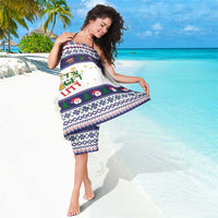 Reindeer Beer Christmas Sarong Xmas Holiday Patterns - Wonder Print Shop