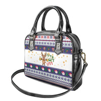 Reindeer Beer Christmas Shoulder Handbag Xmas Holiday Patterns - Wonder Print Shop