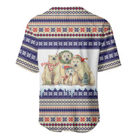 Polar Bears Christma Christmas Baseball Jersey Xmas Holiday Patterns - Wonder Print Shop