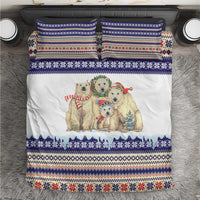 Polar Bears Christma Christmas Bedding Set Xmas Holiday Patterns - Wonder Print Shop
