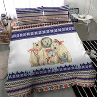 Polar Bears Christma Christmas Bedding Set Xmas Holiday Patterns - Wonder Print Shop