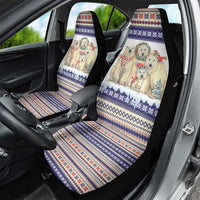 Polar Bears Christma Christmas Car Seat Cover Xmas Holiday Patterns - Wonder Print Shop
