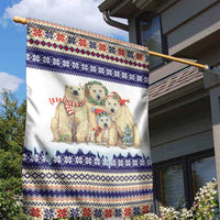 Polar Bears Christma Christmas Garden Flag Xmas Holiday Patterns - Wonder Print Shop