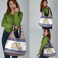 Polar Bears Christma Christmas Grocery Bag Xmas Holiday Patterns - Wonder Print Shop