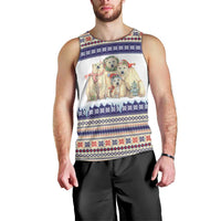 Polar Bears Christma Christmas Men Tank Top Xmas Holiday Patterns - Wonder Print Shop