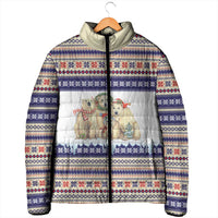 Polar Bears Christma Christmas Padded Jacket Xmas Holiday Patterns - Wonder Print Shop