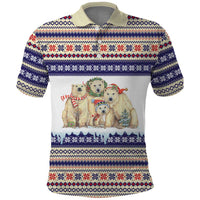Polar Bears Christma Christmas Polo Shirt Xmas Holiday Patterns - Wonder Print Shop