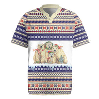 Polar Bears Christma Christmas Rugby Jersey Xmas Holiday Patterns - Wonder Print Shop