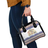 Polar Bears Christma Christmas Shoulder Handbag Xmas Holiday Patterns - Wonder Print Shop