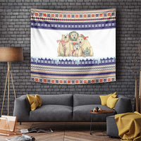Polar Bears Christma Christmas Tapestry Xmas Holiday Patterns - Wonder Print Shop