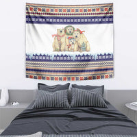 Polar Bears Christma Christmas Tapestry Xmas Holiday Patterns - Wonder Print Shop