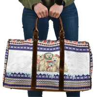 Polar Bears Christma Christmas Travel Bag Xmas Holiday Patterns - undefined