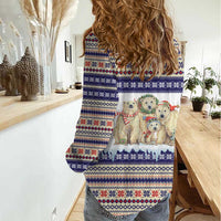 Polar Bears Christma Christmas Women Casual Shirt Xmas Holiday Patterns - Wonder Print Shop