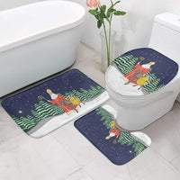 Saint Nicholas Christmas Bathroom Set Xmas Holiday Patterns - Wonder Print Shop