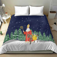 Saint Nicholas Christmas Bedding Set Xmas Holiday Patterns - Wonder Print Shop