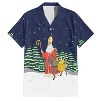 Saint Nicholas Christmas Family Matching Long Sleeve Bodycon Dress and Hawaiian Shirt Xmas Holiday Patterns - Wonder Print Shop