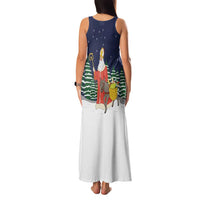 Saint Nicholas Christmas Family Matching Tank Maxi Dress and Hawaiian Shirt Xmas Holiday Patterns - Wonder Print Shop