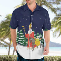 Saint Nicholas Christmas Hawaiian Shirt Xmas Holiday Patterns - Wonder Print Shop