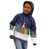 Saint Nicholas Christmas Kid Hoodie Xmas Holiday Patterns - Wonder Print Shop