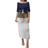 Saint Nicholas Christmas Puletasi Xmas Holiday Patterns - Wonder Print Shop