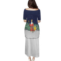 Saint Nicholas Christmas Puletasi Xmas Holiday Patterns - Wonder Print Shop