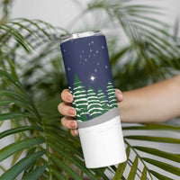 Saint Nicholas Christmas Skinny Tumbler Xmas Holiday Patterns - Wonder Print Shop