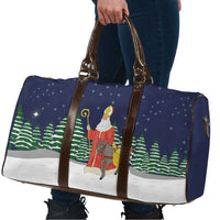 Saint Nicholas Christmas Travel Bag Xmas Holiday Patterns - Wonder Print Shop