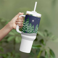 Saint Nicholas Christmas Tumbler With Handle Xmas Holiday Patterns - Wonder Print Shop